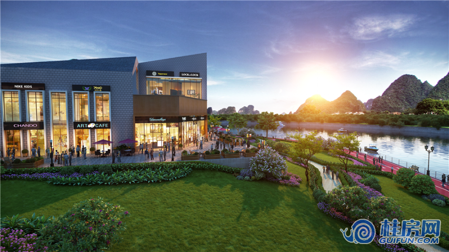 大龙湾效果图-邻水商业