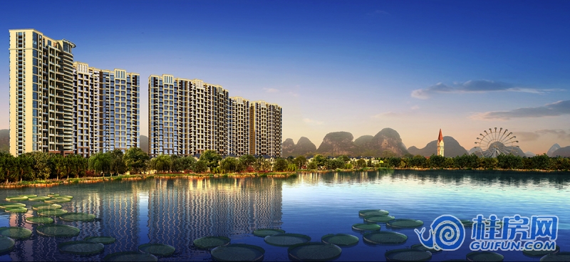 麓湖北岸空中墅效果图