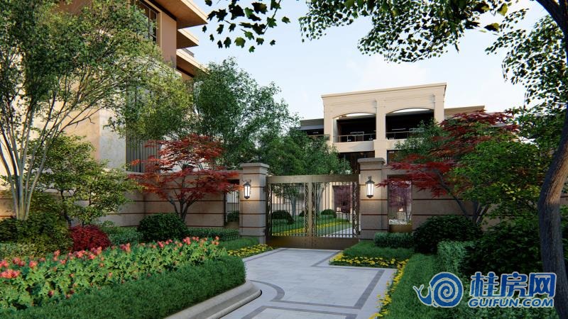 波尔多湾园林效果图