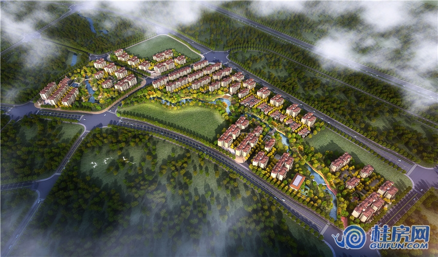 兴进御园鸟瞰图