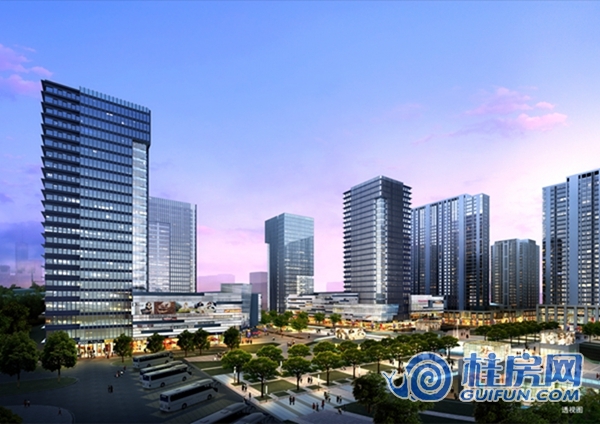 桂林恒大广场效果图