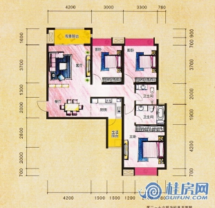 宜和云天8#D户型3房2厅2卫119.61㎡
