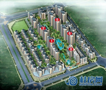 阳光叠彩总平面图