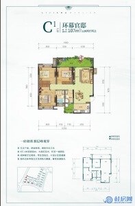 兴进漓江锦府C1户型