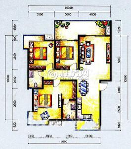 都市心语  三房两厅两卫