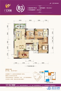 广汇·汇悦城 B1户型