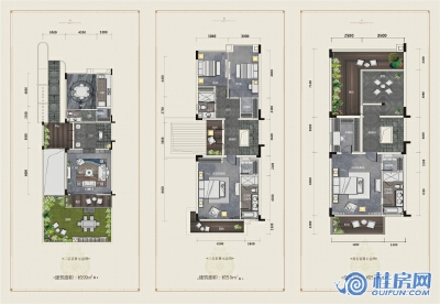 荣和林溪府别墅C1户型图