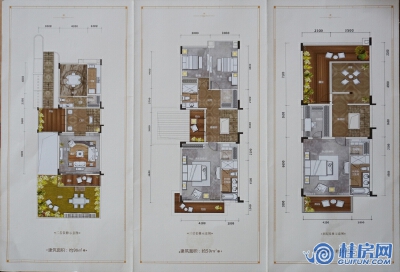 联排别墅和墅C1户型