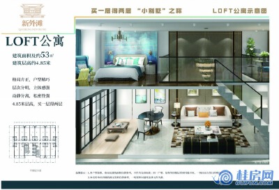 LOFT公寓户型图