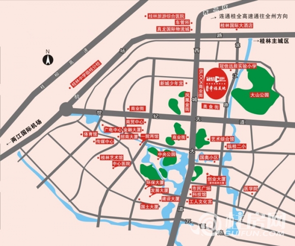 冠信幸福美地区位图