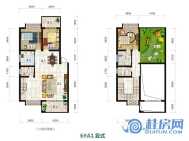 6#复式A1户型平面图