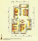 联达·山与城N1户型三房两厅二卫
