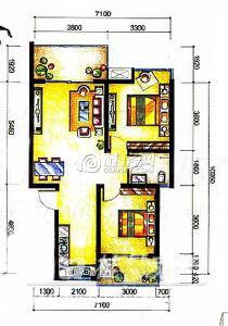 都市心语  两房两厅一卫