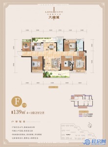 大龙城F户型4+1房