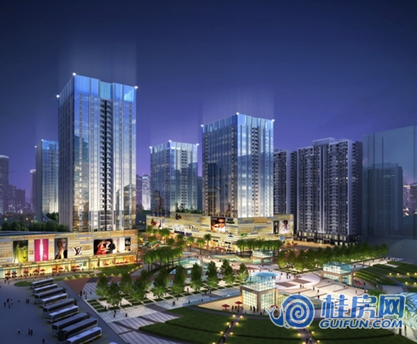 桂林恒大广场效果图