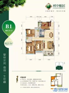 城中雅居B1户型