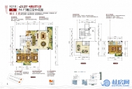 漓江公馆Y210 A户型图 4房2厅3卫
