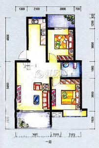 都市心语  两房两厅一卫
