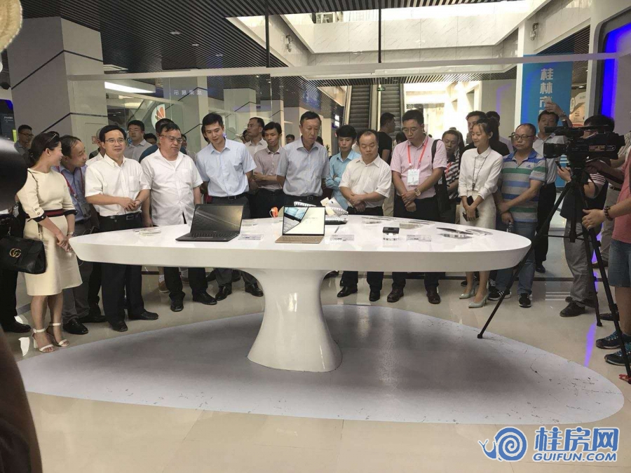 领导视察华为项目