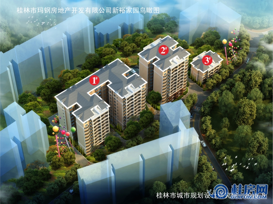 新裕公馆鸟瞰图