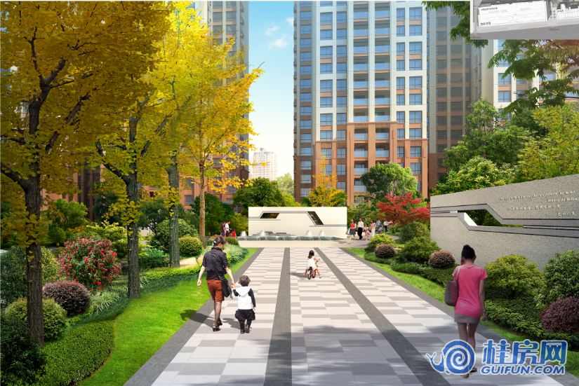 桂林电子商城·天悦城迎宾道效果图