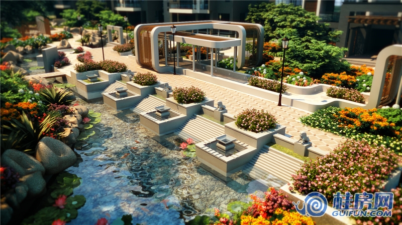 华御公馆水岸效果图