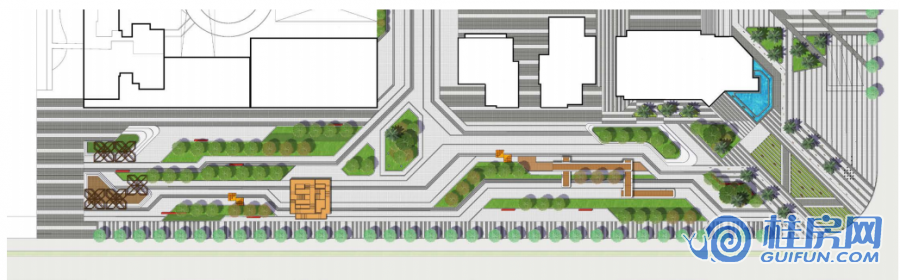 “口袋公园”景观平面设计图（2019.6）