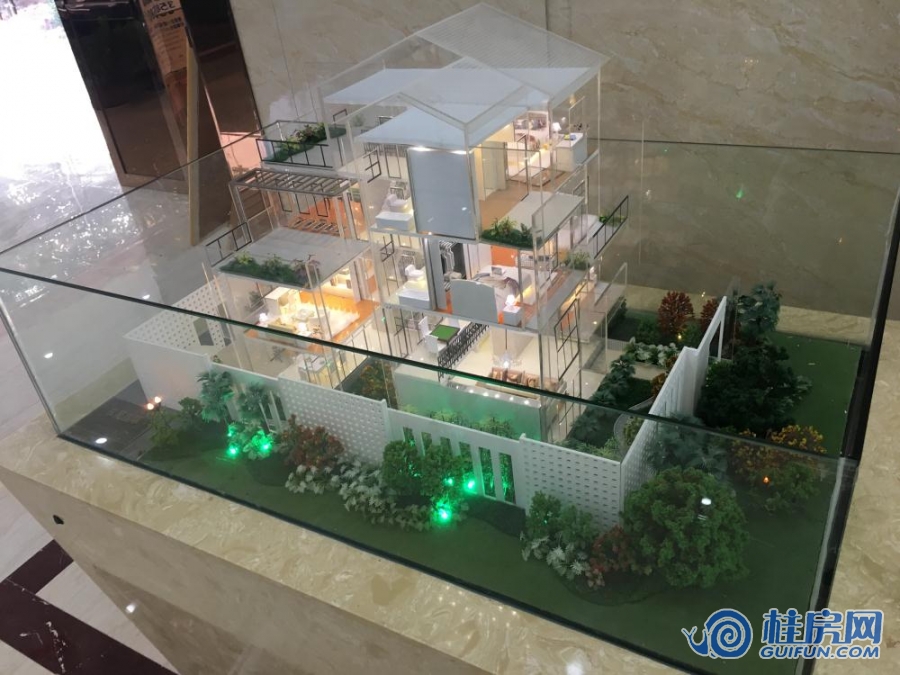 东苑国际销售中心户型模型实景（2016.11）
