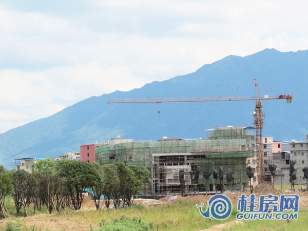 桂林国奥城进度图（2013.8）