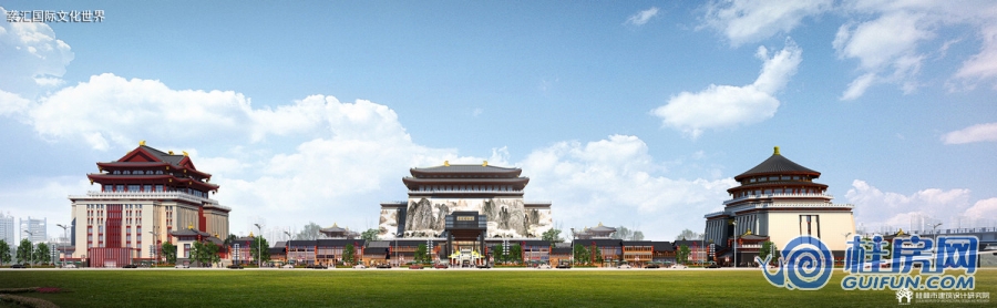 袭汇·千年桂林沿桂黄路透视效果图