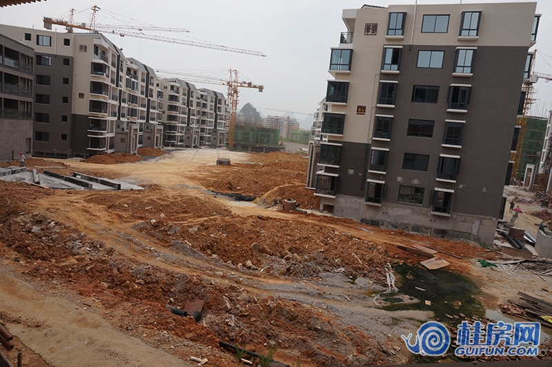 华御公馆一期工程进度图（2014.07）