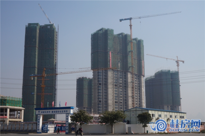 麓湖国际工程进度图（2014.12.23）