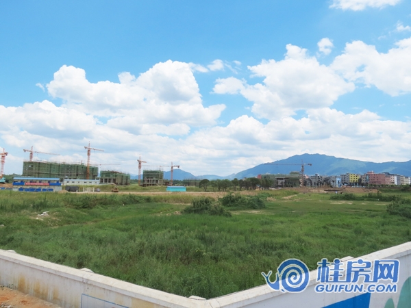 桂林国奥城进度图（2013.8）