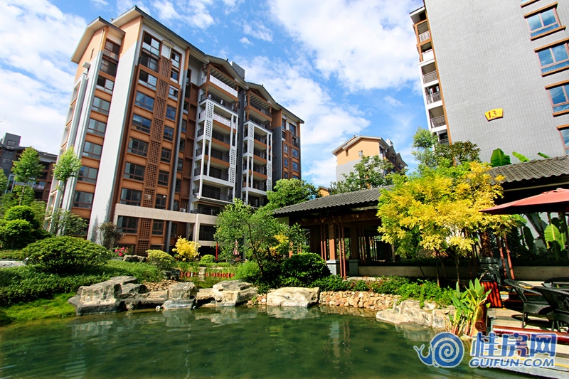 彰泰·春天唐悦中心园林实景图（2015.8.18）