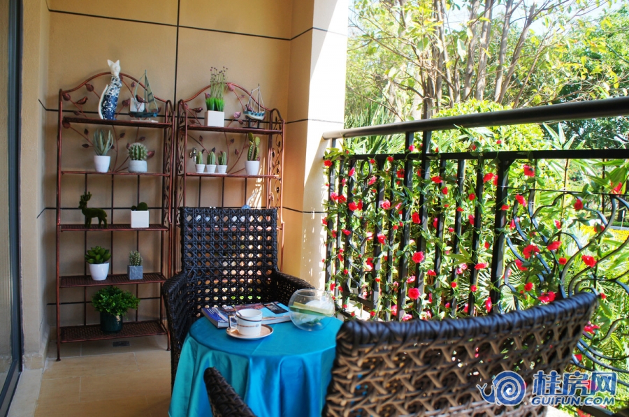 桂林恒大城样板间-阳台