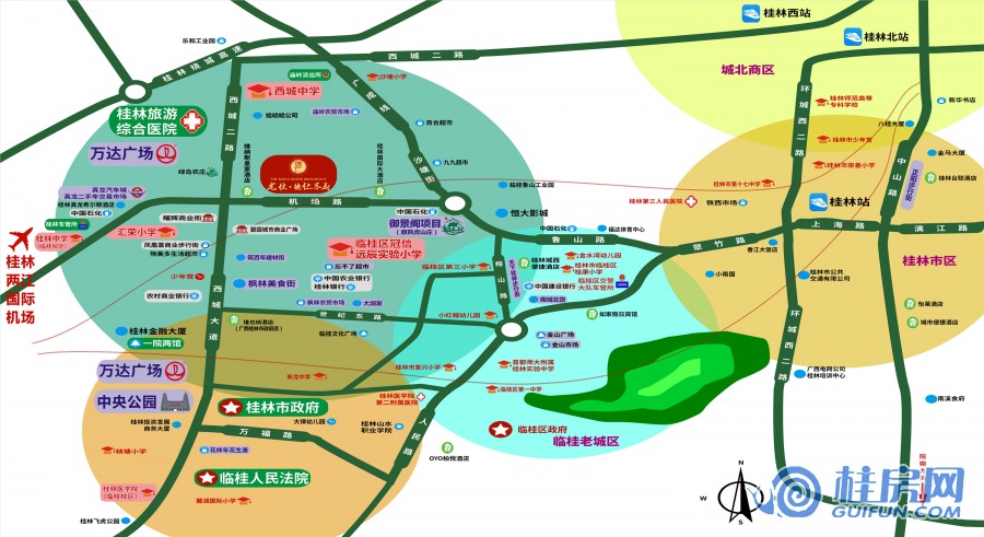 龙仕·德仁学府区位图（2019.6）