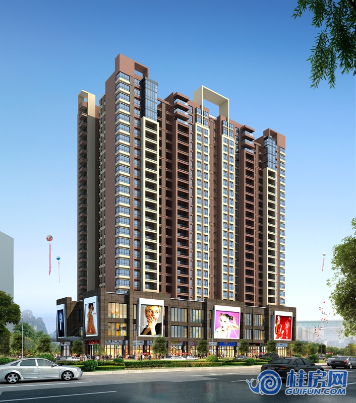 时代枫林一期5#楼效果图