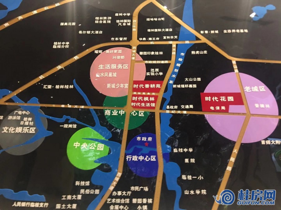 时代枫林区位图