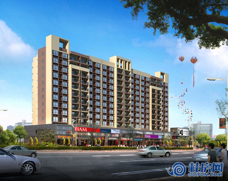 时代枫林一期7#楼效果图