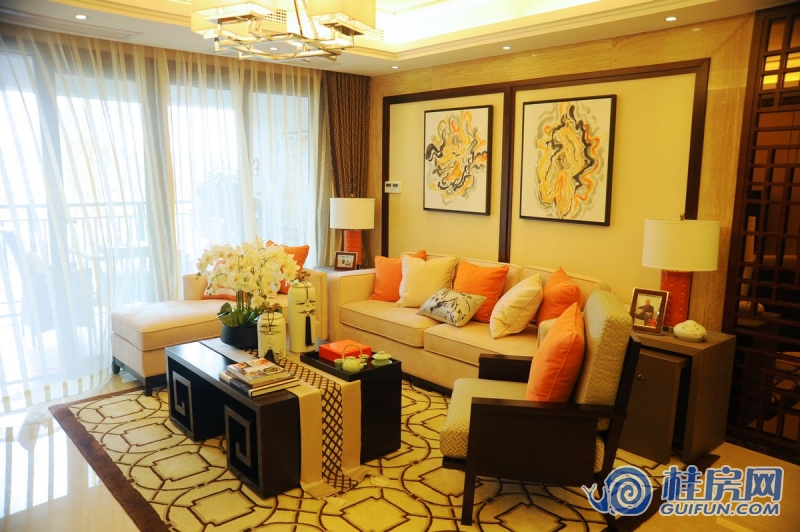 彰泰·春天唐悦C3-3户型样板间-客厅