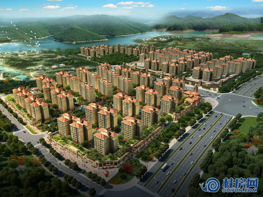 龙光普罗旺斯新鸟瞰效果图