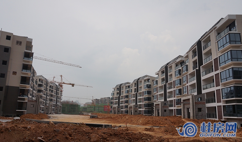 华御公馆一期工程进度图（2014.07）