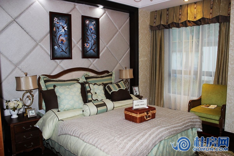 联发君澜天地A1户型样板间卧室