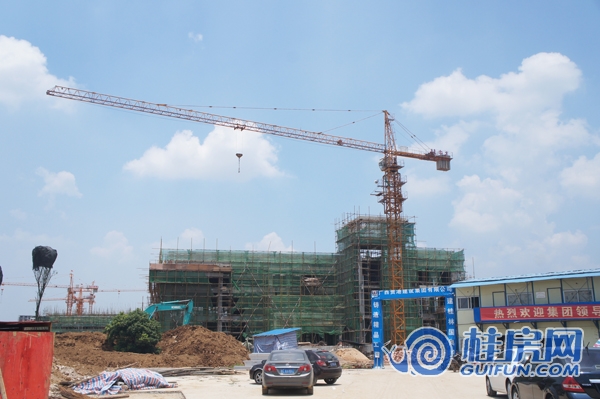 桂林国奥城进度图（2013.8）