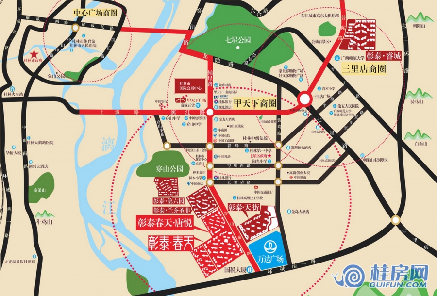 彰泰春天·唐悦区位图