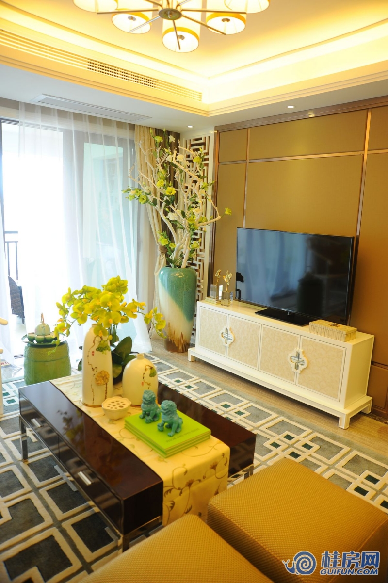 彰泰·春天唐悦C1-2户型样板间-客厅