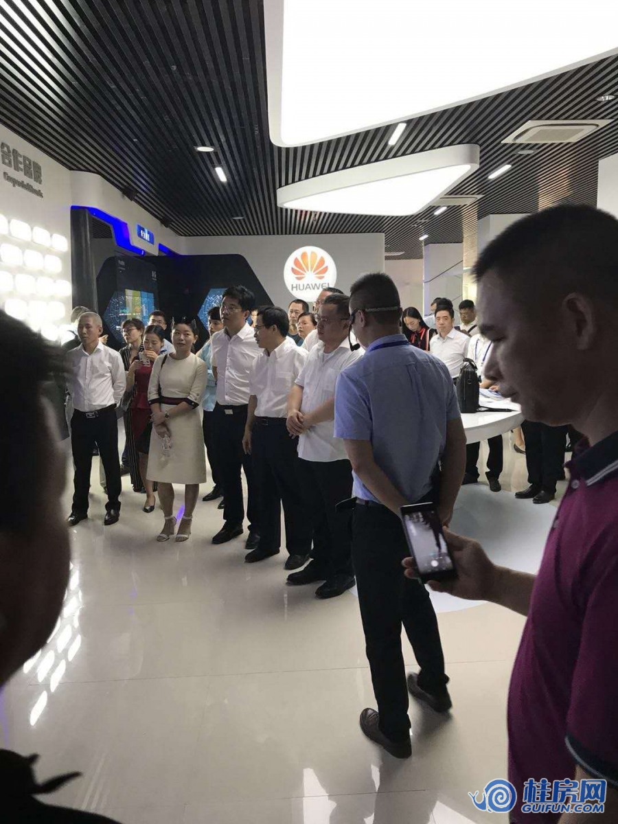 领导视察华为项目