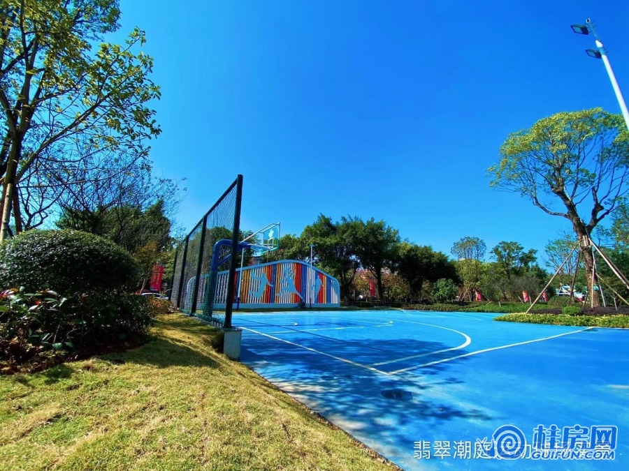 翡翠潮庭运动场实景图