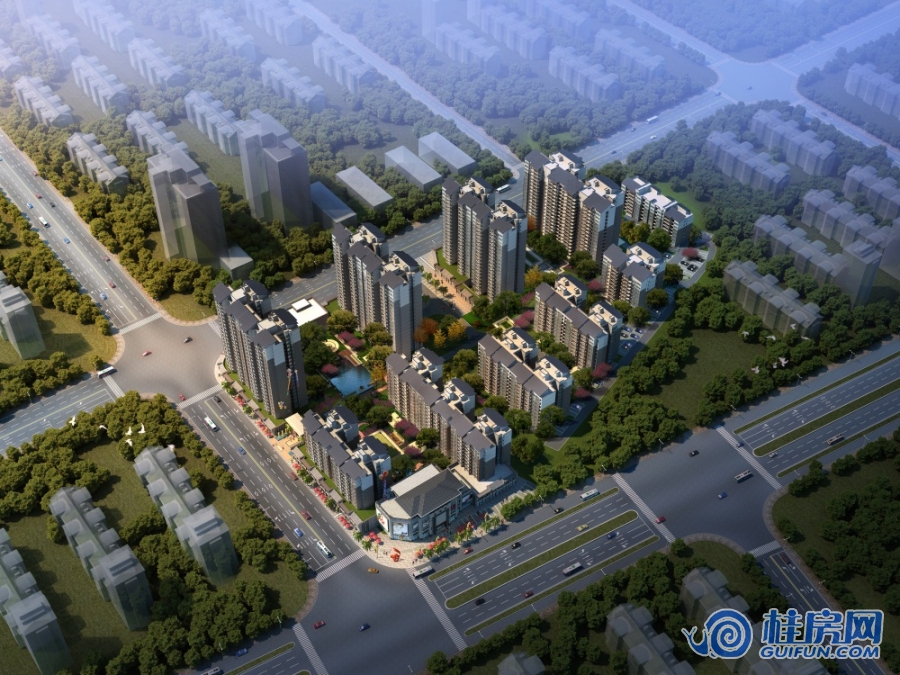 顺祥城日景效果图