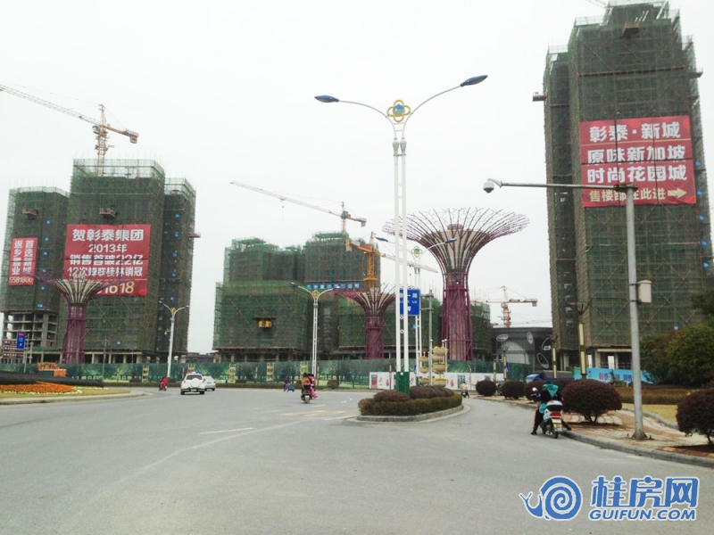 彰泰新城工程进度图